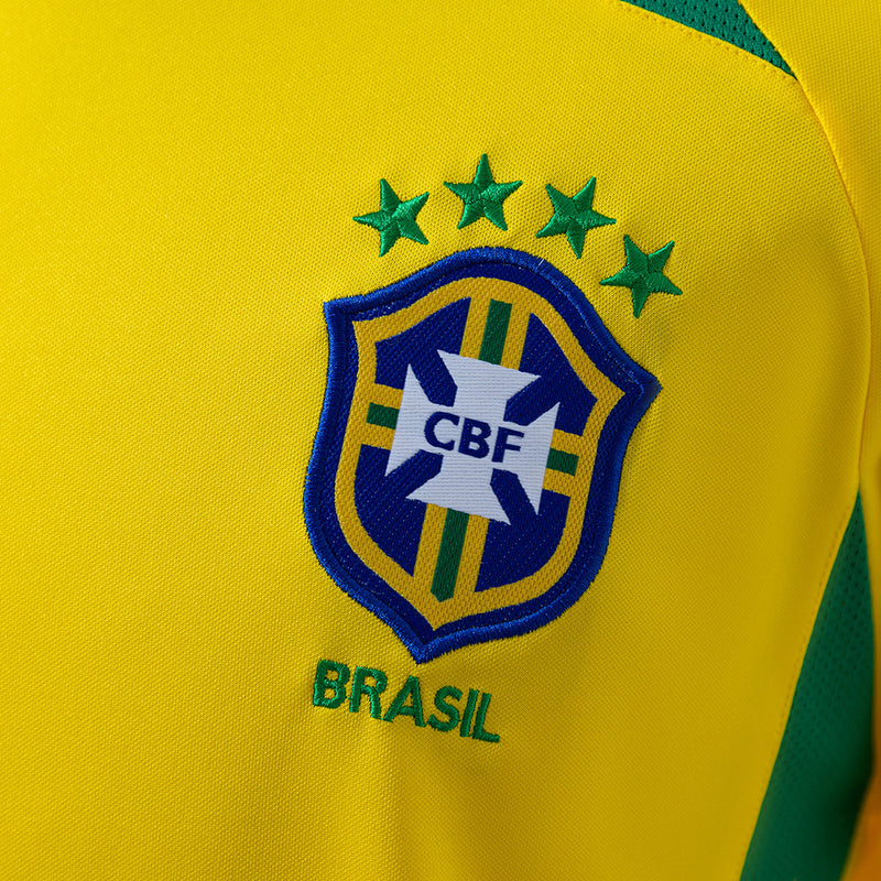 Camisa Seleção Brasileira Retro 2002 - Manga Longa - Allteams Imports