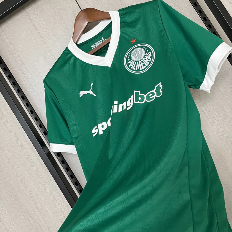 Camisa Lançamento Palmeiras 25/26 + Pacth Campeão Brasileiro 2023 (Masculino)