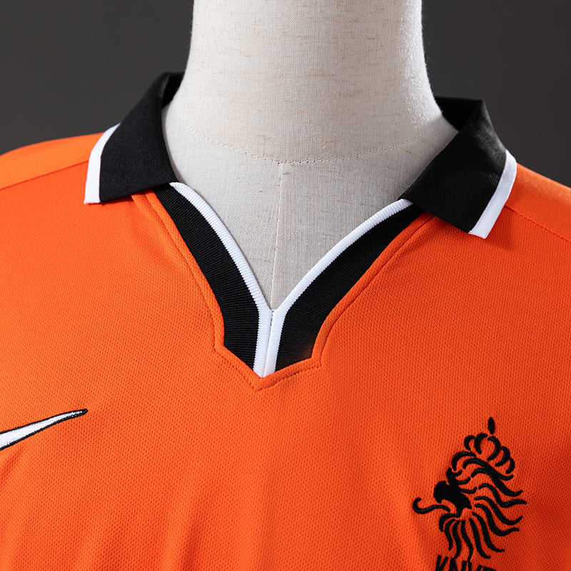 Camisa Seleção Holanda Retro 1998 - Manga Longa - Allteams Imports