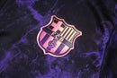 Conjunto de Treino de Inverno Barcelona 2026/27 Roxo e Preto