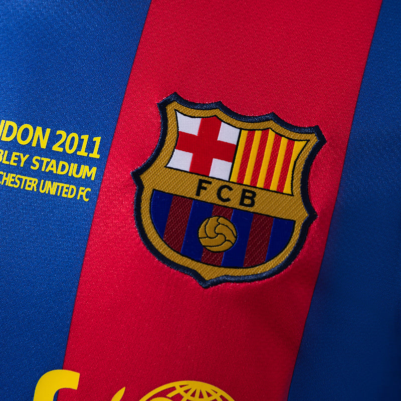 Camisa Barcelona 2010/11 (Final Champios) - Manga Longa - Allteams Imports