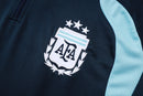Conjunto de Treino de Inverno Argentina 2026/27 Azul-Marinho e Azul-Celeste
