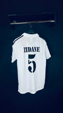 Camisa Retrô Real Madrid 2001/02 Zidane 5 - Tamanho M Pronta Entrega