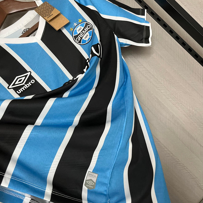 Camisa Grêmio 24/25 + Pacths Libertadores (Masculino)