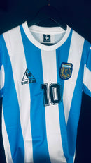 Camisa Retrô Argentina 1986 Maradona 10 - Tamanho M Pronta Entrega