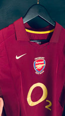 Camisa Retrô Arsenal Highbury 2005/06 Henry 14 - Tamanho M Pronta Entrega