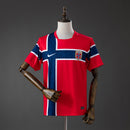 Camisa Vermelha Seleção Noruega - Copa do Mundo 2026 - HAALAND 9 - Masculina