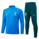 Conjunto de Treino de Inverno Brasil 2026/27 Azul e Verde