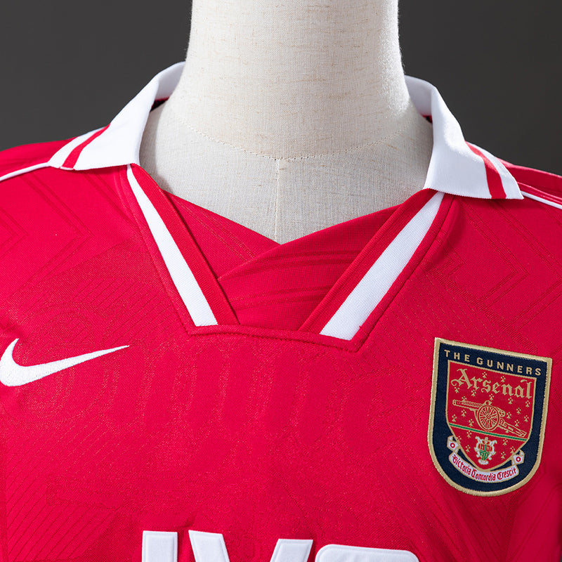 Camisa Arsenal Retro 1997 - Manga Longa - Allteams Imports