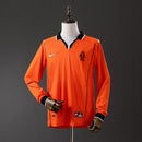 Camisa Seleção Holanda Retro 1998 - Manga Longa - Allteams Imports