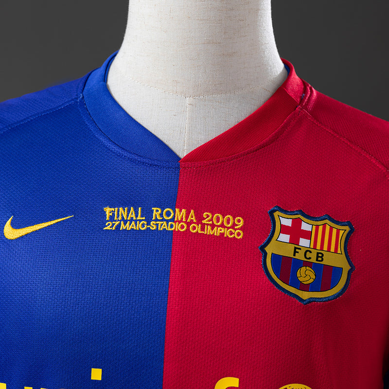 Camisa Retro Barcelona 2008/09 - Manga Longa - Allteams Imports