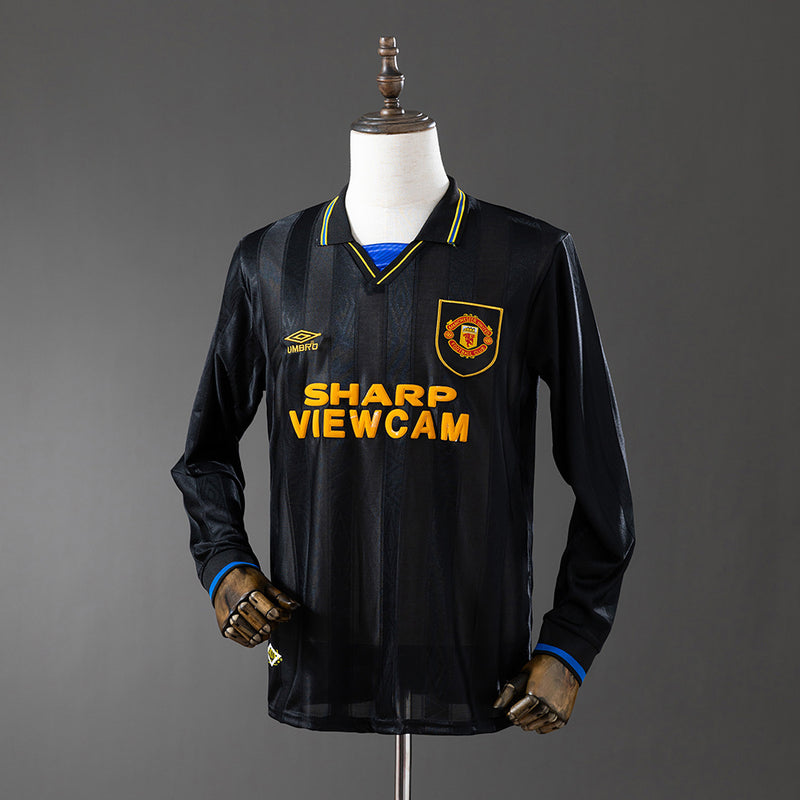 Camisa Retro Manchester United 1993/94 - Manga Longa - Allteams Imports