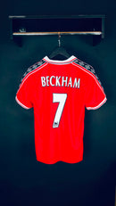 Camisa Retrô Manchester United 1998/99 Beckham 7 - Tamanho M Pronta Entrega