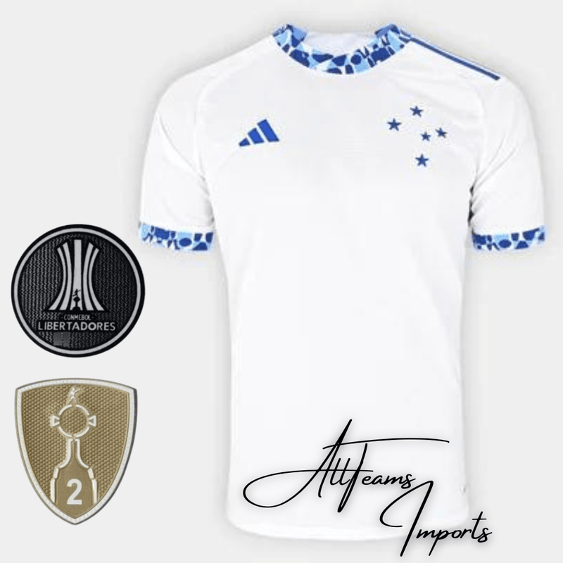 Camisa Cruzeiro II 24/25 + Pacths libertadores