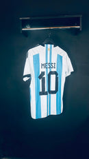 Camisa Argentina Campeã do Mundo 2022 Messi 10 Tamanho M Pronta Entrega
