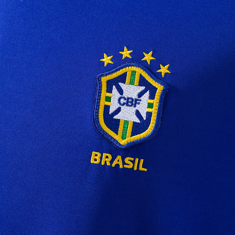 Camisa II Seleção Brasileira Retro 1998 - Manga Longa - Allteams Imports a)