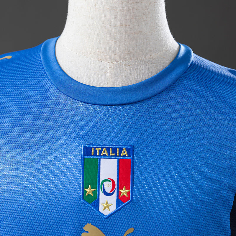 Camisa Seleção Itália Retro 2006- Manga Longa - Allteams Imports