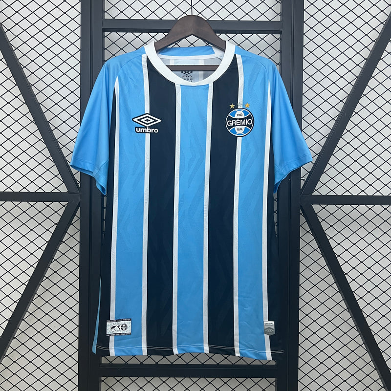Camisa Masculino Lançamento Grêmio 25/26 + Patrocinador ALFA