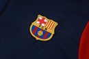 Conjunto de Treino de Inverno Barcelona 2026/27 Azul-Marinho e Vermelho
