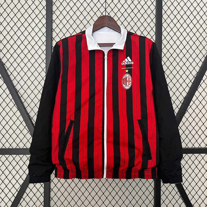 Jaqueta Corta Vento 2em1 Milan 24/25 (Frente e Verso)