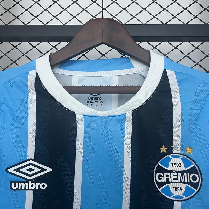 Camisa Masculino Lançamento Grêmio 25/26 + Patrocinador ALFA