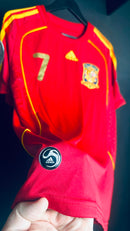 Camisa Espanha Euro 2008 David Villa 7 - AllTeams Imports