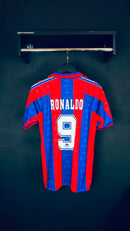 Camisa Retrô Barcelona 1996/97 Ronaldo 9 - Tamanho M Pronta Entrega