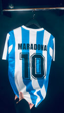 Camisa Retrô Argentina 1986 Maradona 10 - Tamanho M Pronta Entrega