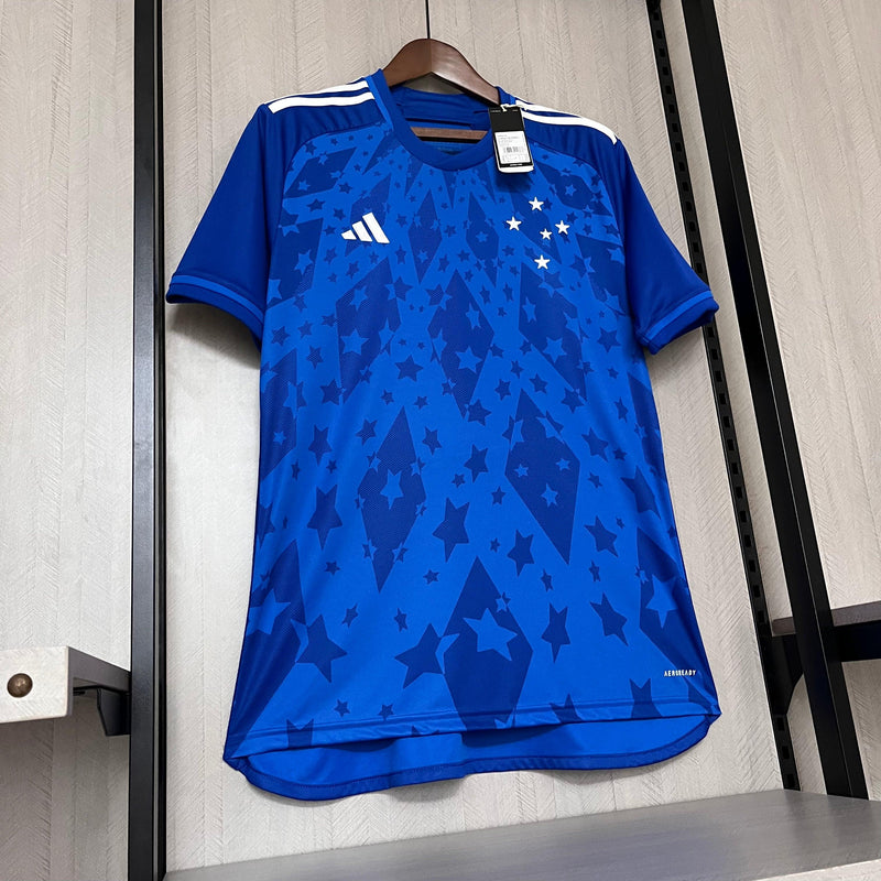 Camisa Cruzeiro 24/25 + Pacth Brasileirão