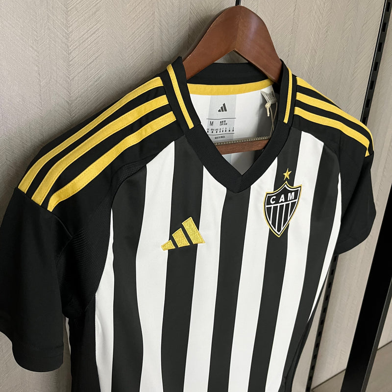 Camisa lançamento Atlético Mineiro 25/26 + Pacths Libertadores (Masculino)