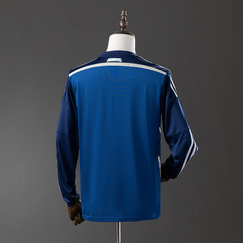 Camisa Seleção Argentina Retro 2014 - Manga Longa - Allteams Imports