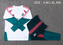 Conjunto de Treino de Inverno Real Madrid 2026/27 Branco e Verde