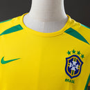 Camisa Seleção Brasileira Retro 2002 - Manga Longa - Allteams Imports