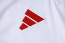 Conjunto de Treino de Inverno Internacional 2026/27 Branco e Vermelho