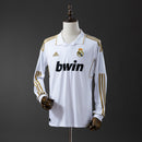 Camisa Retrô Real Madrid 2011/12 Home Manga Longa Premium + Patches Champions League | Allteams Imports