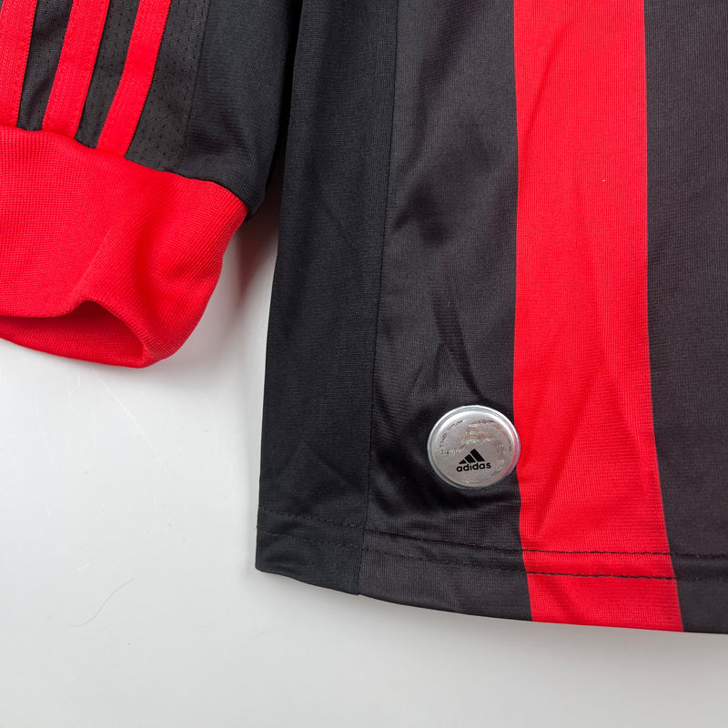 Camisa Retro Manga Longa AC Milan Ronaldinho Gaucho 2009/10