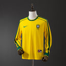 Camisa Seleção Brasileira Retro 1998 - Manga Longa - Allteams Imports
