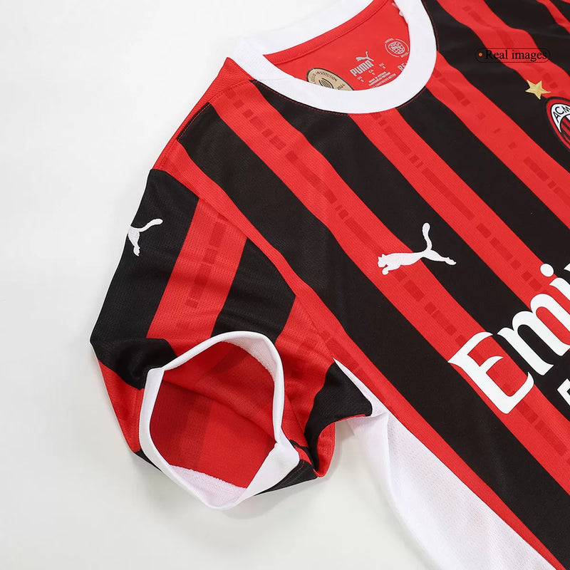 AC Milan Home Soccer Jersey 2024/25 Masculino