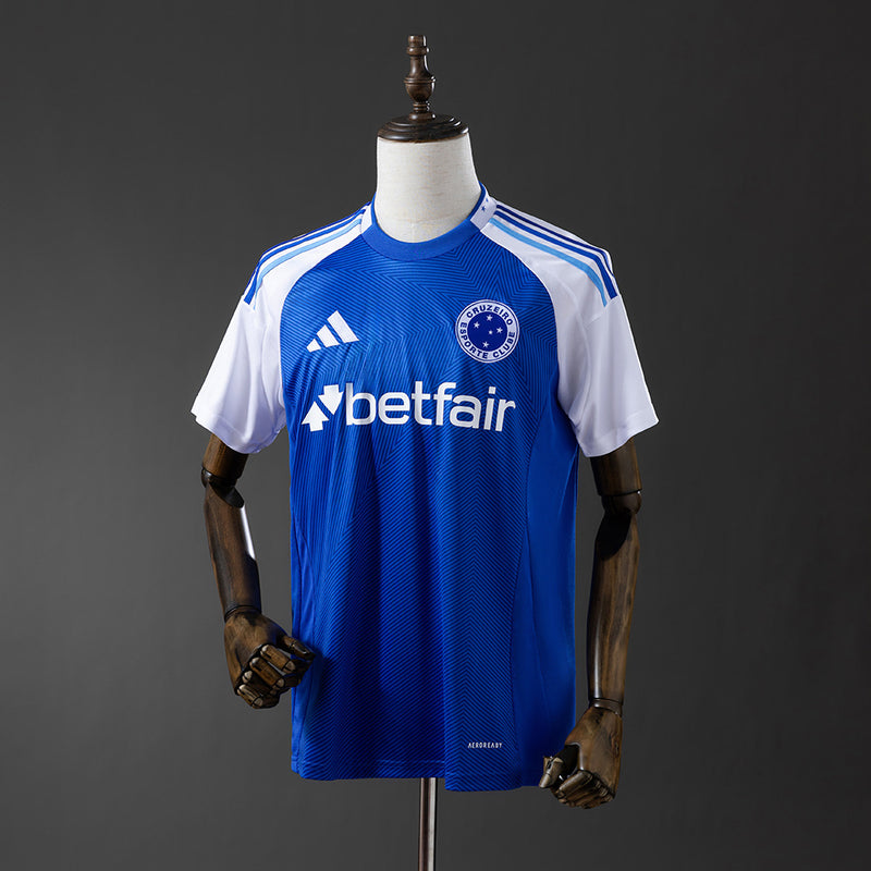 Camisa Cruzeiro 25/26 + Pacths libertadores - Allteams Imports