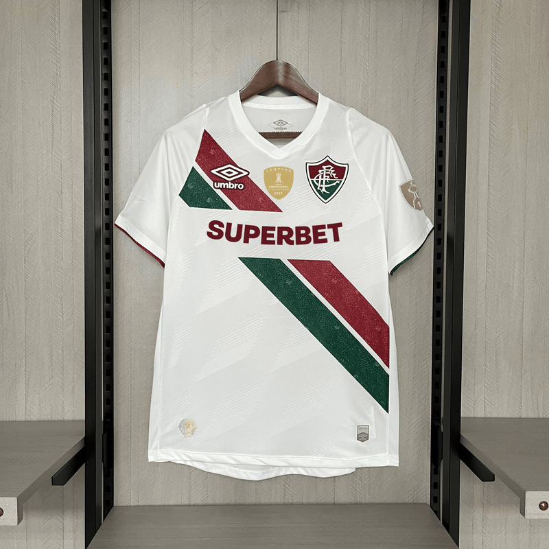 Camisas Fluminense II 24/25 + Pacths Campeão Libertadores (Masculino)