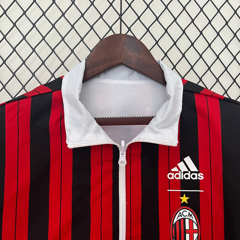 Jaqueta Corta Vento 2em1 Milan 24/25 (Frente e Verso)