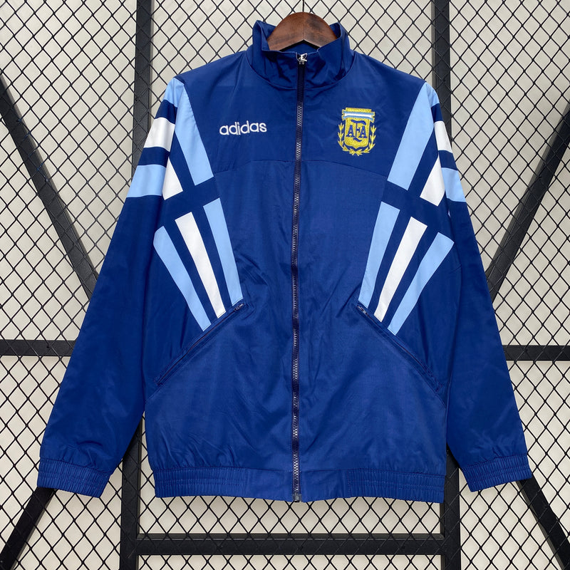 Jaqueta Corta Vento Seleção Argentina 24/25 (Frente e Verso)