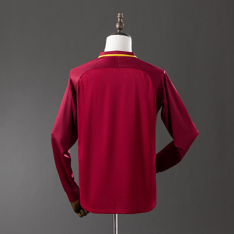Camisa Retro Roma 2017/18 - Manga Longa - Allteams Imports