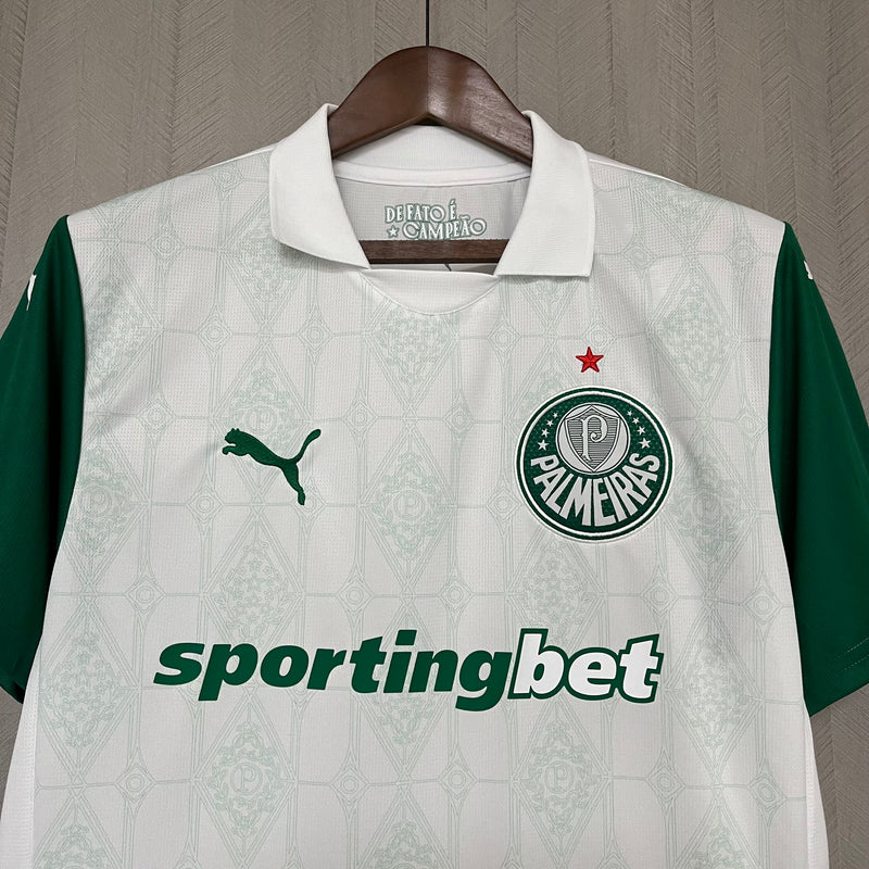 Camisa II Lançamento Palmeiras 25/26 + Pacth Campeão Brasileiro 2023 (Masculino)