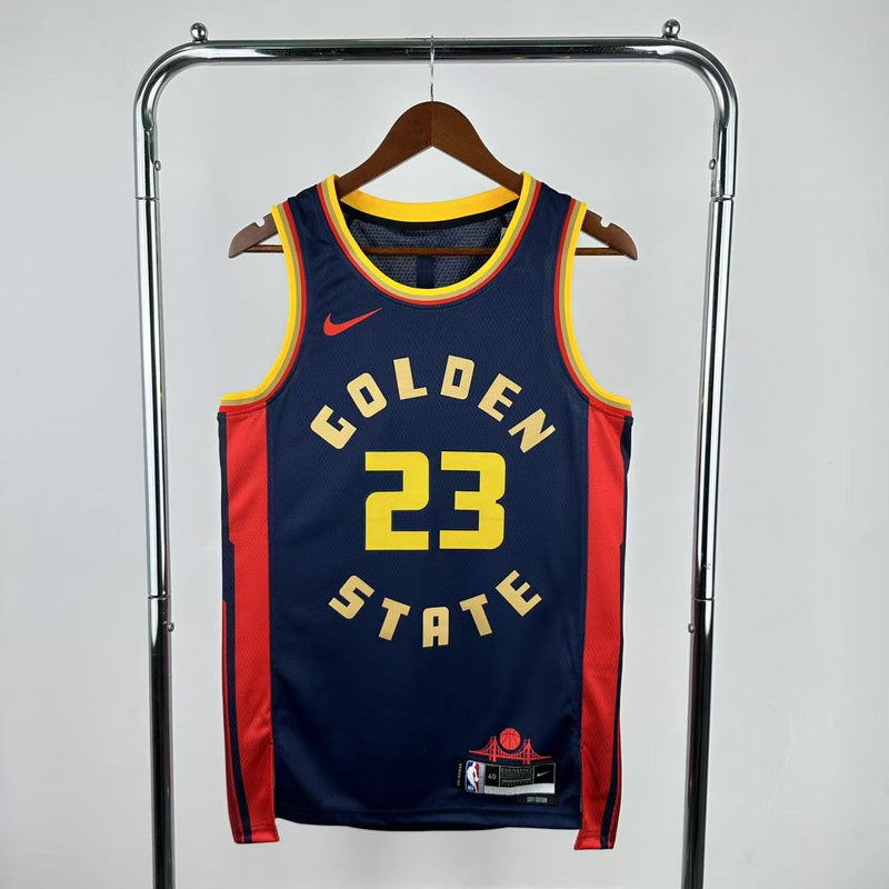 Camisa NBA Golden State Warriors Navy City Edition 24/25 GREEN