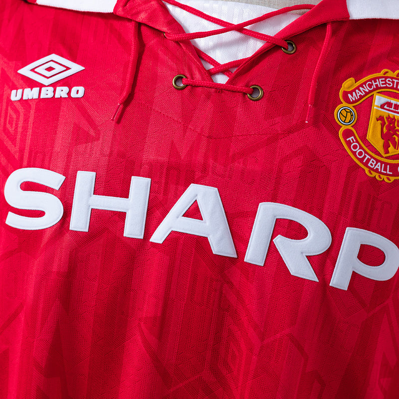 Camisa M. United Retro 1992/94 - Manga Longa - Allteams Imports