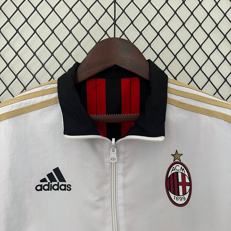 Jaqueta Corta Vento 2em1 Milan 24/25 (Frente e Verso)