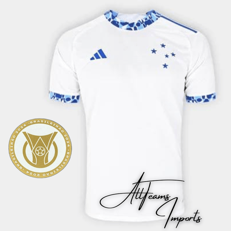Camisa Cruzeiro II 24/25 + Pacth Brasileirão