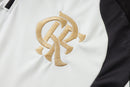 Conjunto de Treino de Inverno Flamengo 2026/27 Branco e Preto