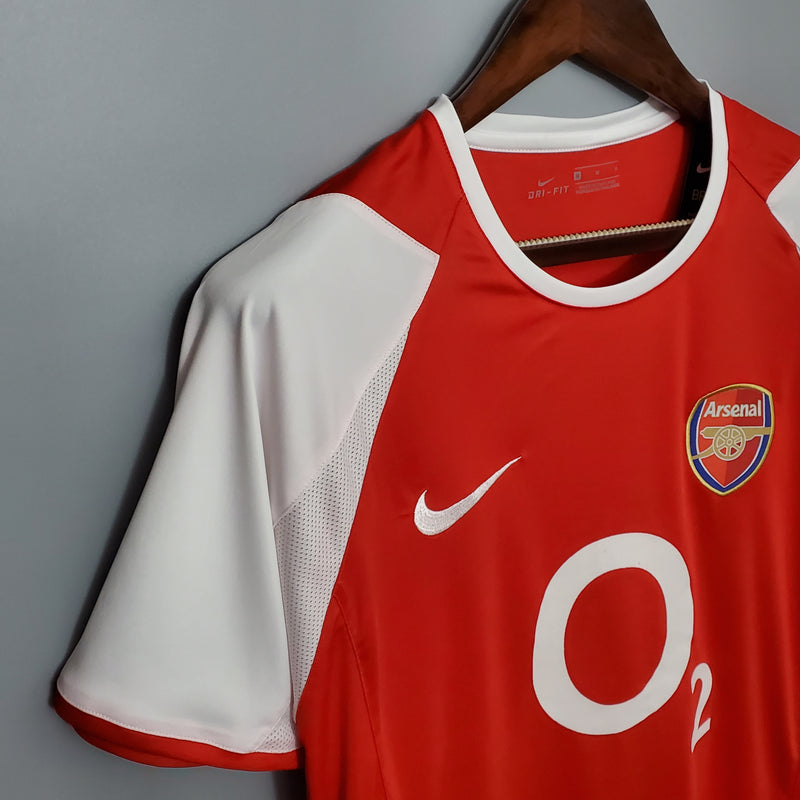 Camisa Retro 1998 Arsenal 2002/04 HENRY
